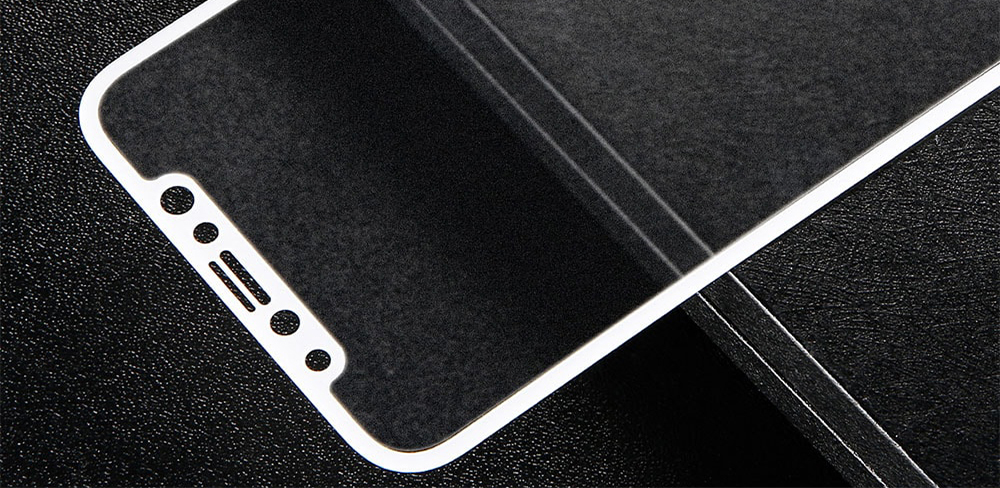 Описание стекла Baseus 0.23mm, 3D для iPhone X, белый